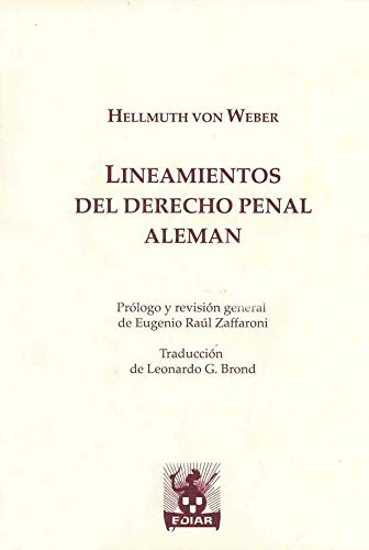 Lineamientos del Derecho penal alemán. 9789505742394