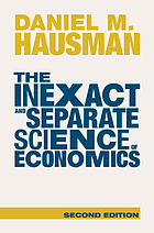 The inexact and separate science of economics. 9781009320276