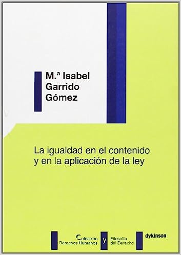 La igualdad en el contenido y en la aplicación de la Ley