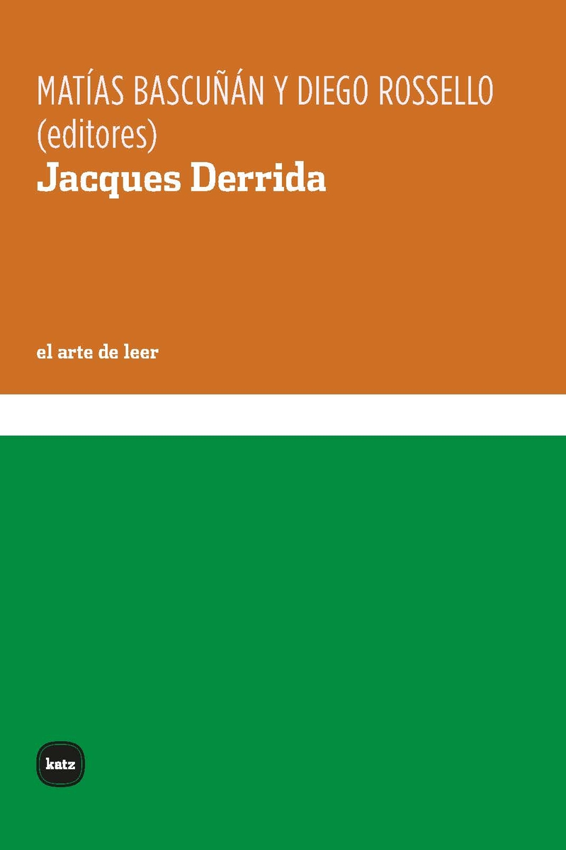Jacques Derrida. 9788415917656