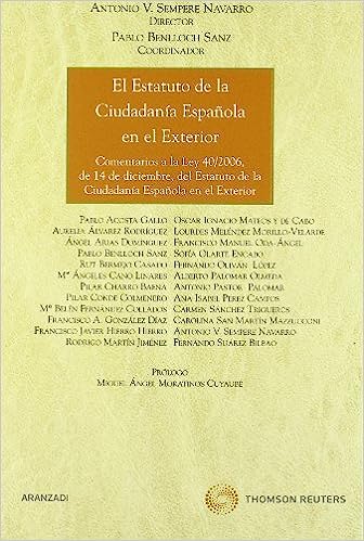 El estatuto de la ciudadanía española en el exterior. 9788499034010