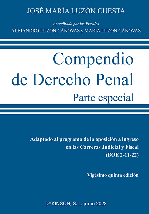 Compendio de Derecho penal