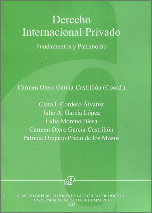 Derecho internacional privado. 9788484812579