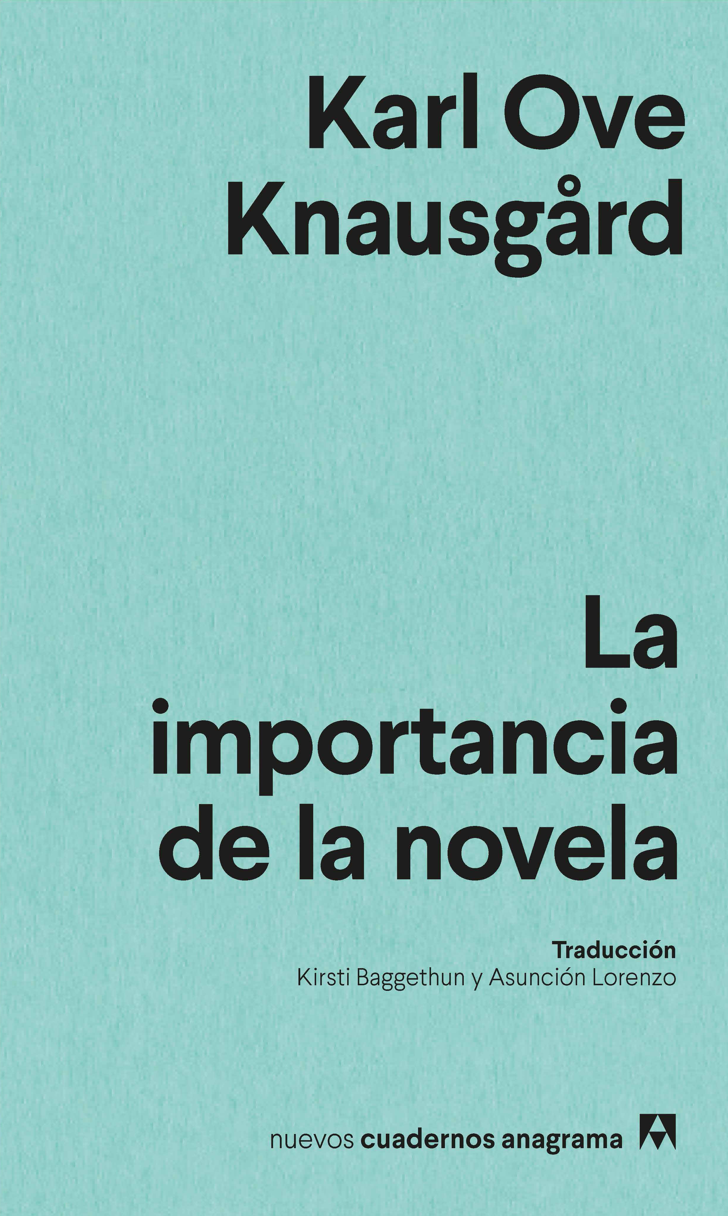 La importancia de la novela. 9788433901958
