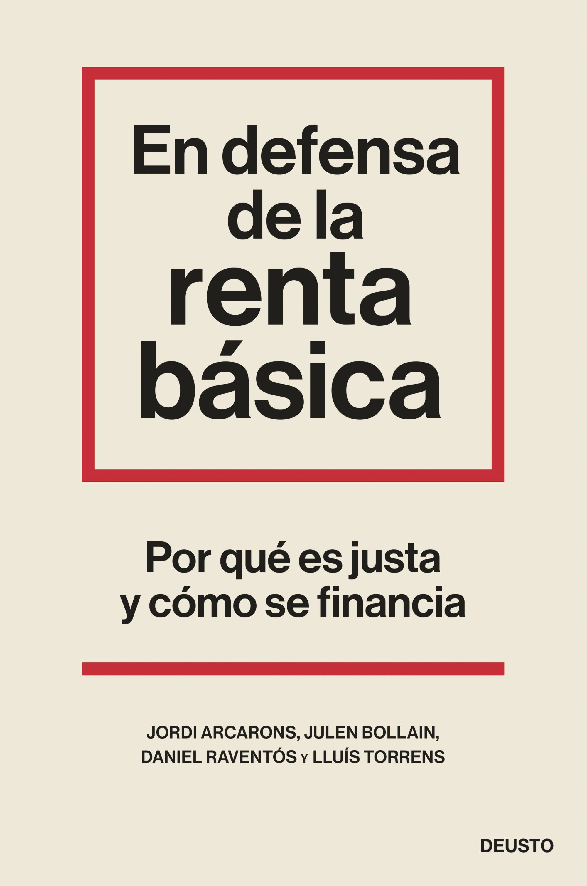 En defensa de la renta básica. 9788423435524