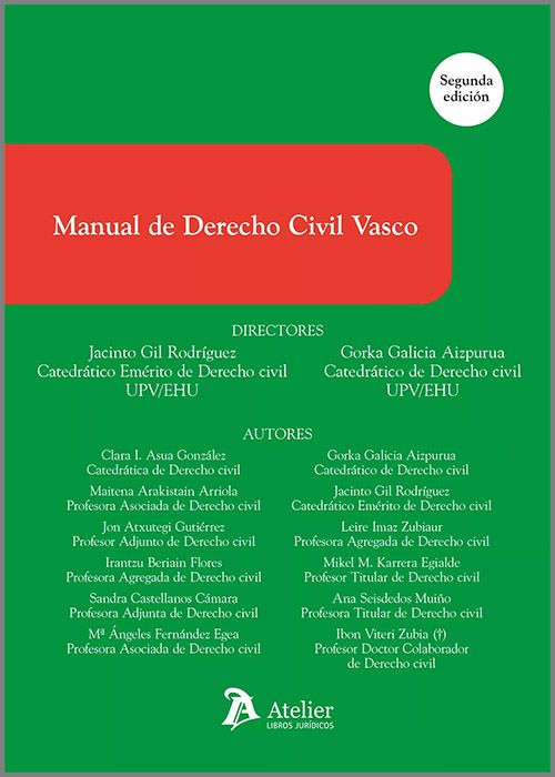 Manual de Derecho civil vasco. 9788419773401