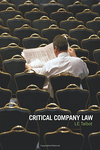 Critical company Law. 9780415425421