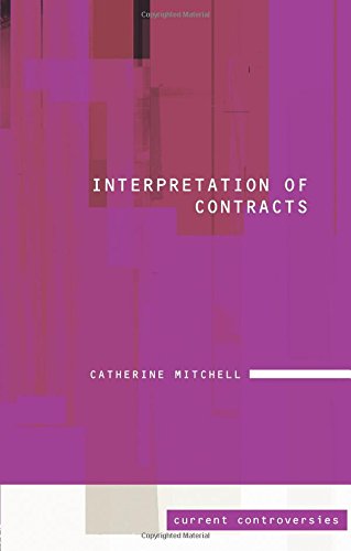Interpretation of contracts. 9781845680442