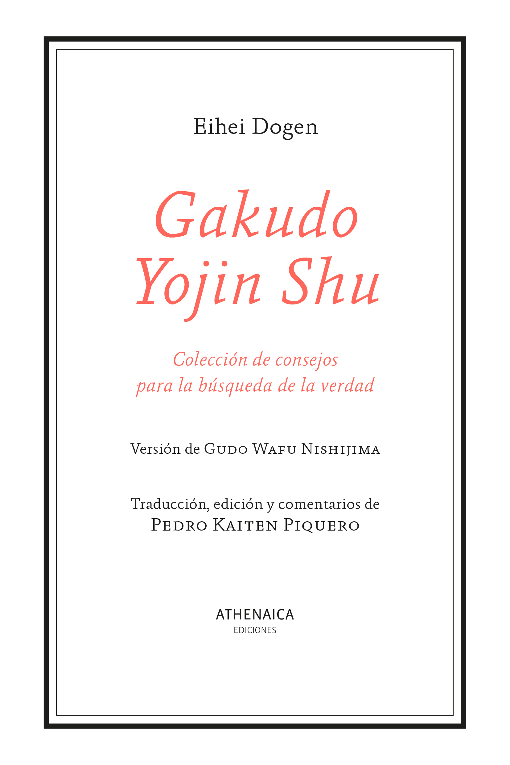Gakudo Yojin Shu. 9788419874283