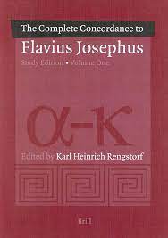 A complete concordance to Flavius Josephus. 9789004128293