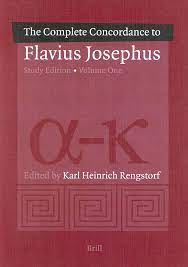 A complete concordance to Flavius Josephus. 9789004128293