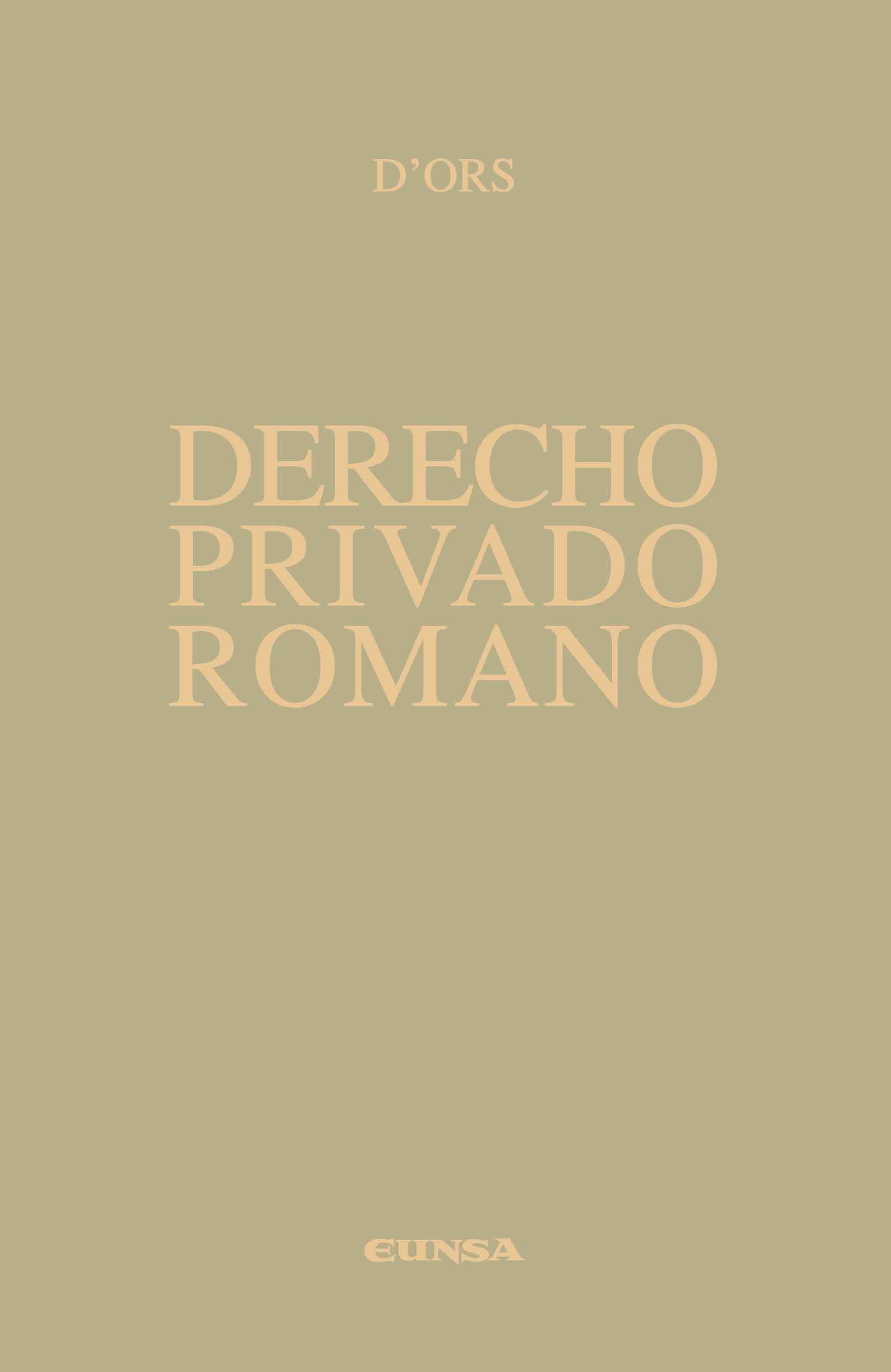 Derecho privado romano