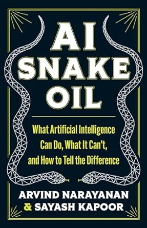 AI snake oil. 9780691249131