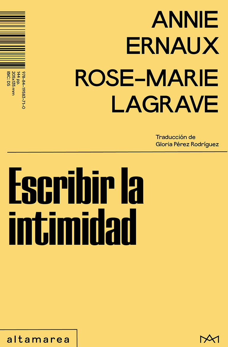 Escribir la intimidad. 9788419583710