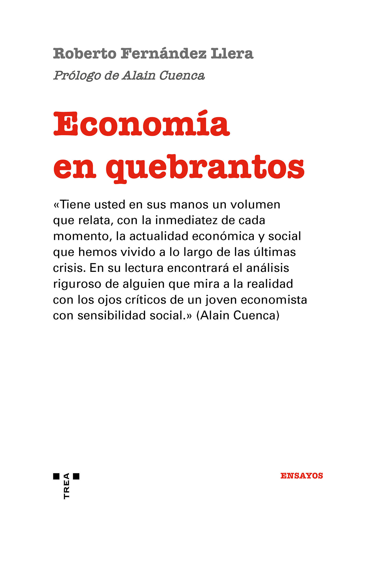 Economía en quebrantos. 9788410263123