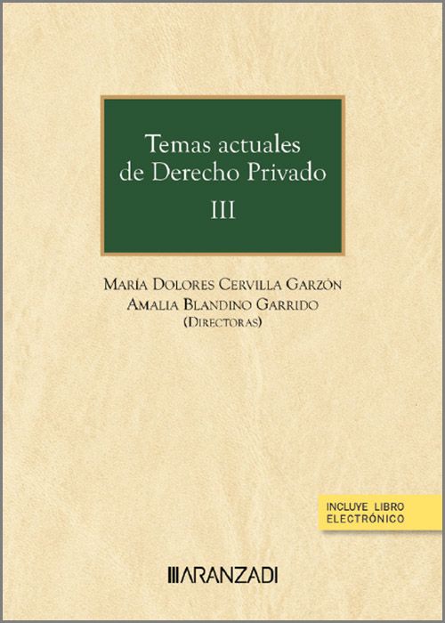 Temas actuales de Derecho privado III