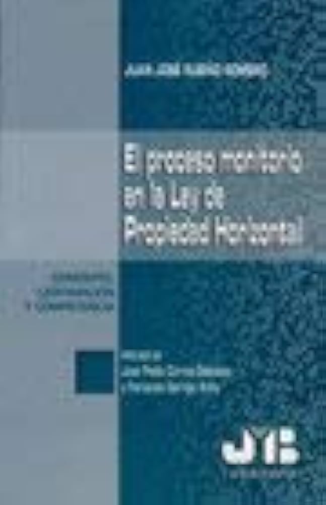 El proceso monitorio en la Ley de Propiedad Horizontal. 9788476987360