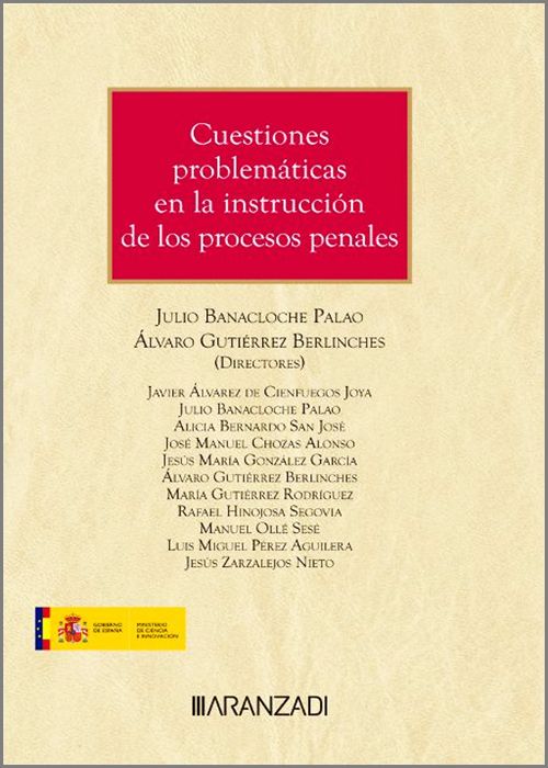 Cuestiones problemáticas en la instrucción de los procesos penales. 9788411638944