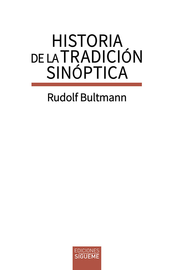 Historia de la tradición sinóptica. 9788430121823