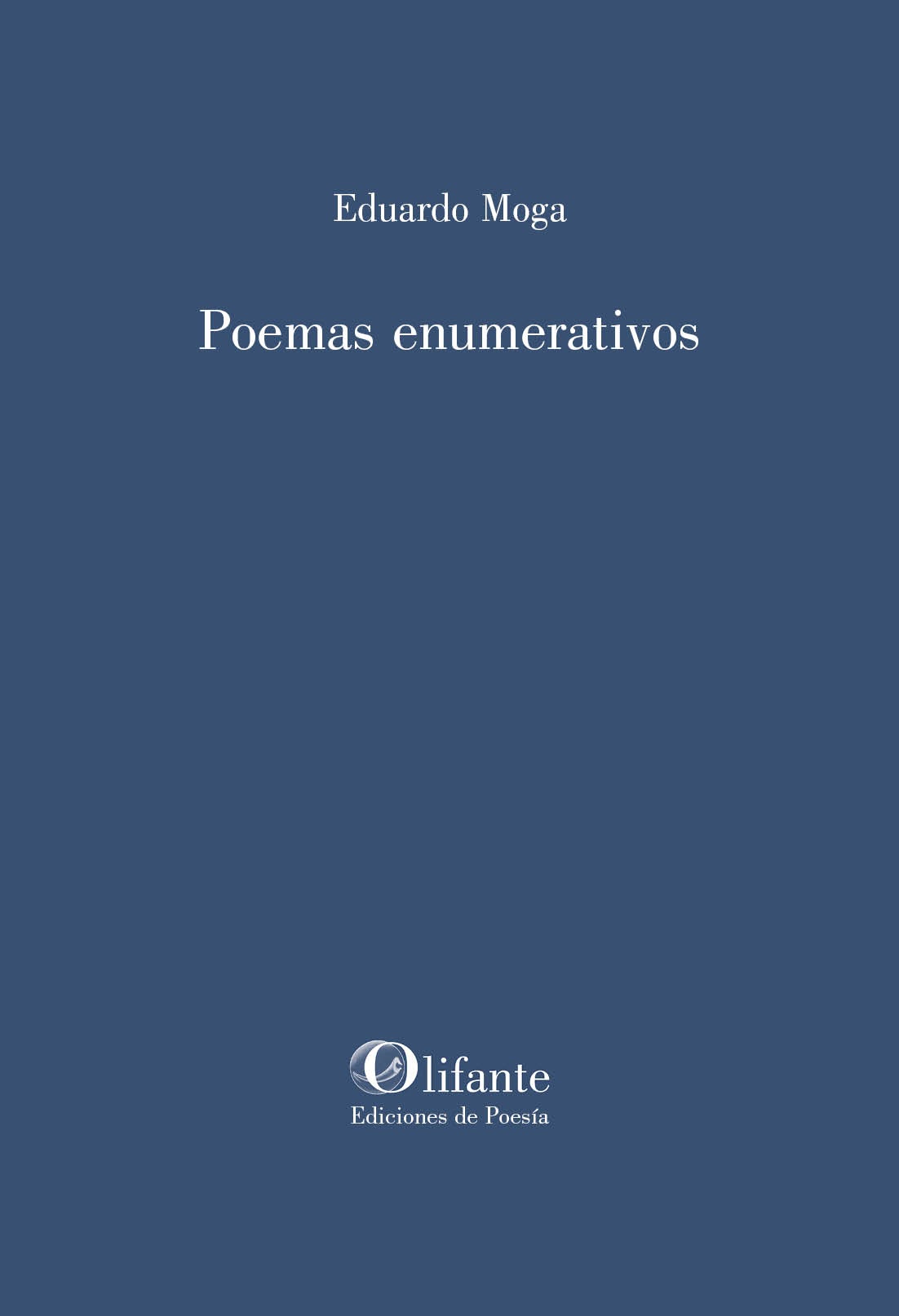 Poemas enumerativos. 9788412733822