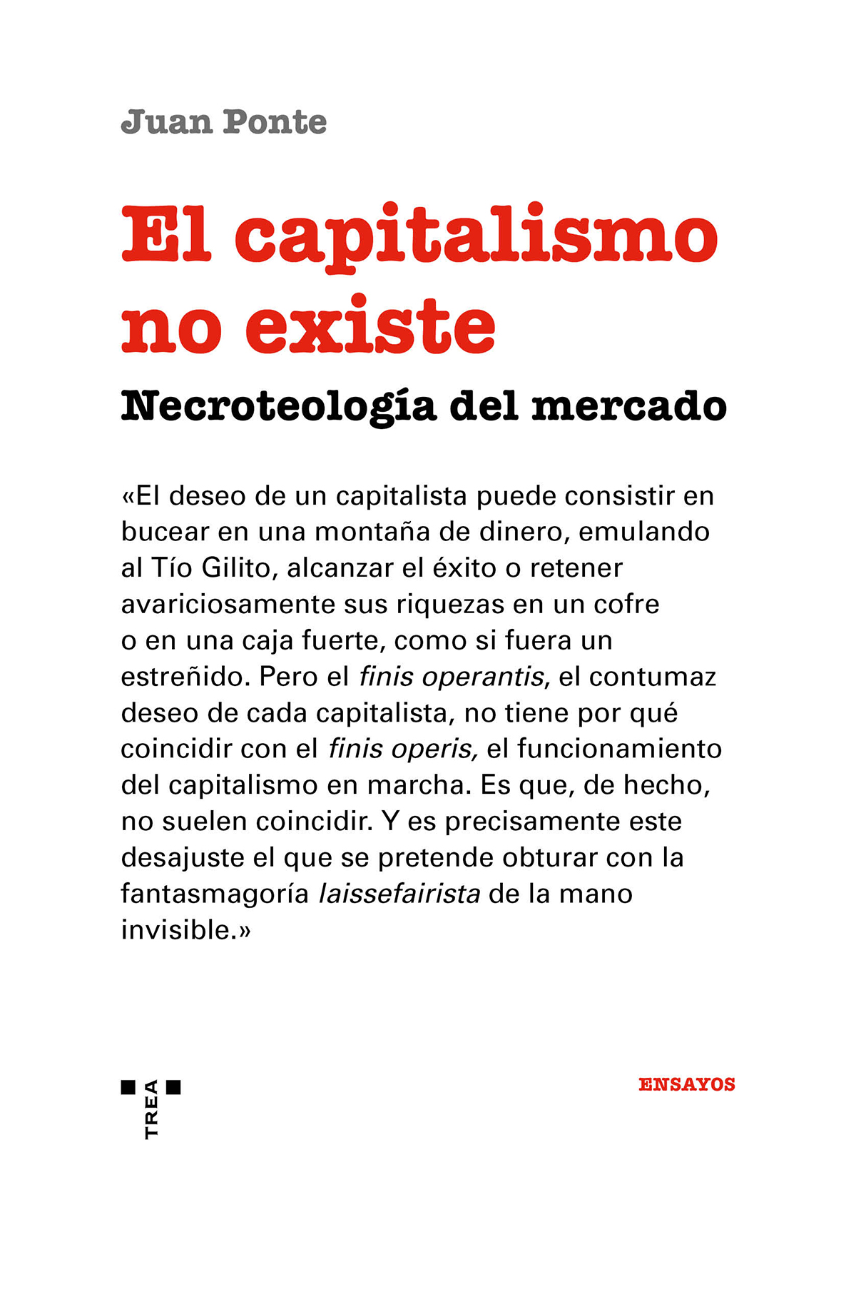 El capitalismo no existe. 9788410263130