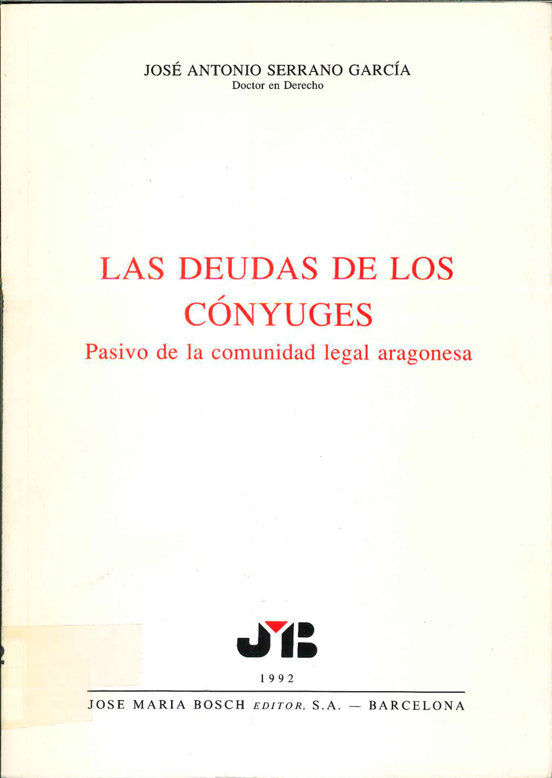 Las deudas de los conyuges. 9788476982112