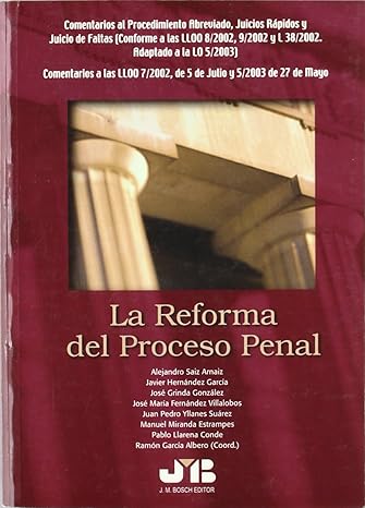 La reforma del Proceso Penal. 9788476987001