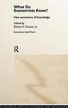  What do economists know?