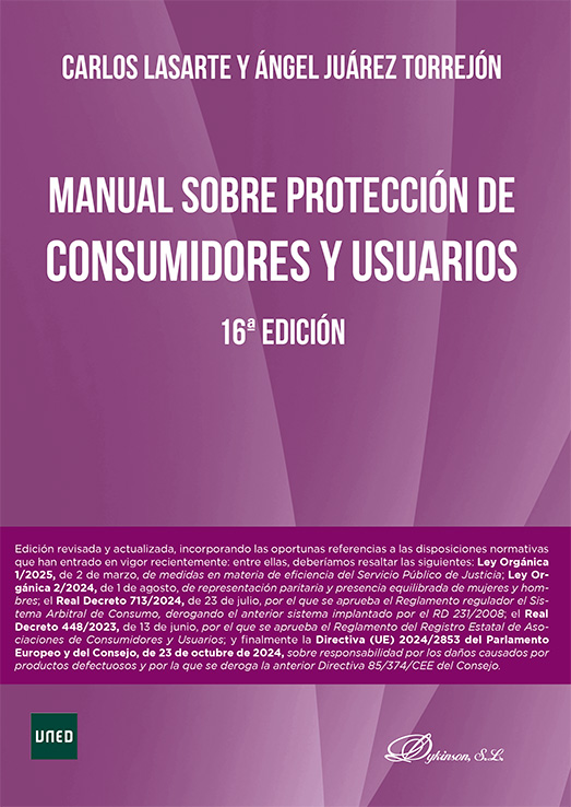 Manual sobre protección de consumidores y usuarios. 9791370065812