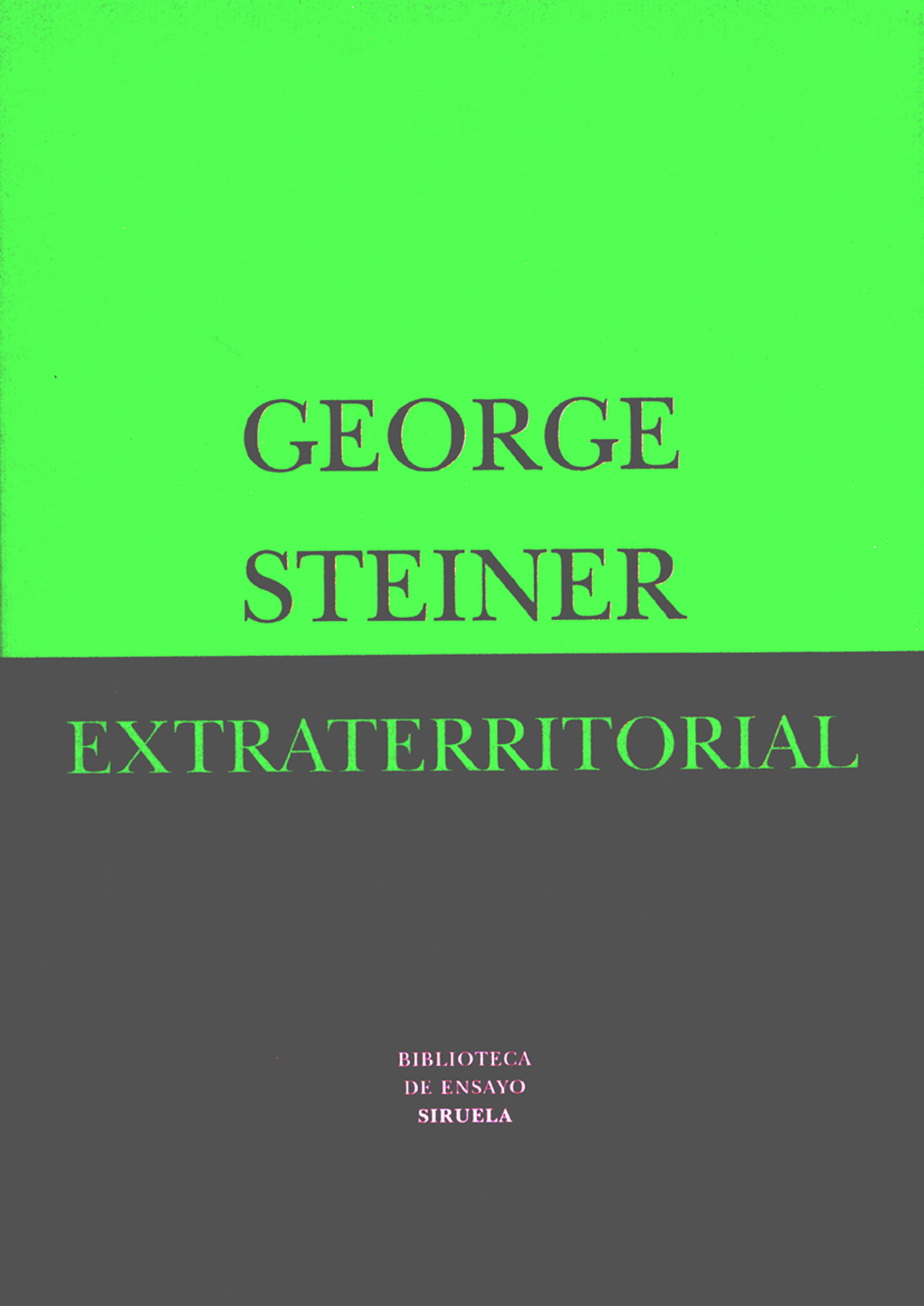 Extraterritorial. 9788478446247