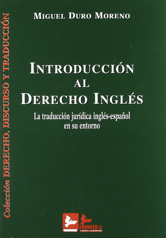 Introducción al Derecho inglés. 9788496261068