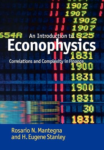 Introduction to econophysics. 9780521039871