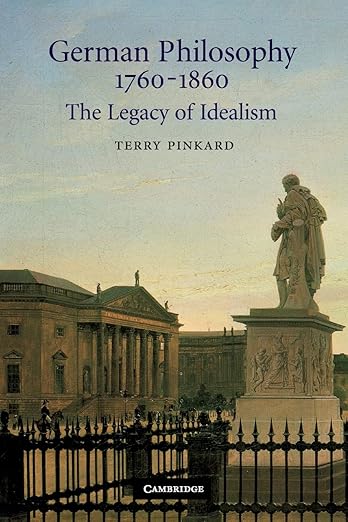 German philosophy, 1760-1860. 9780521663816