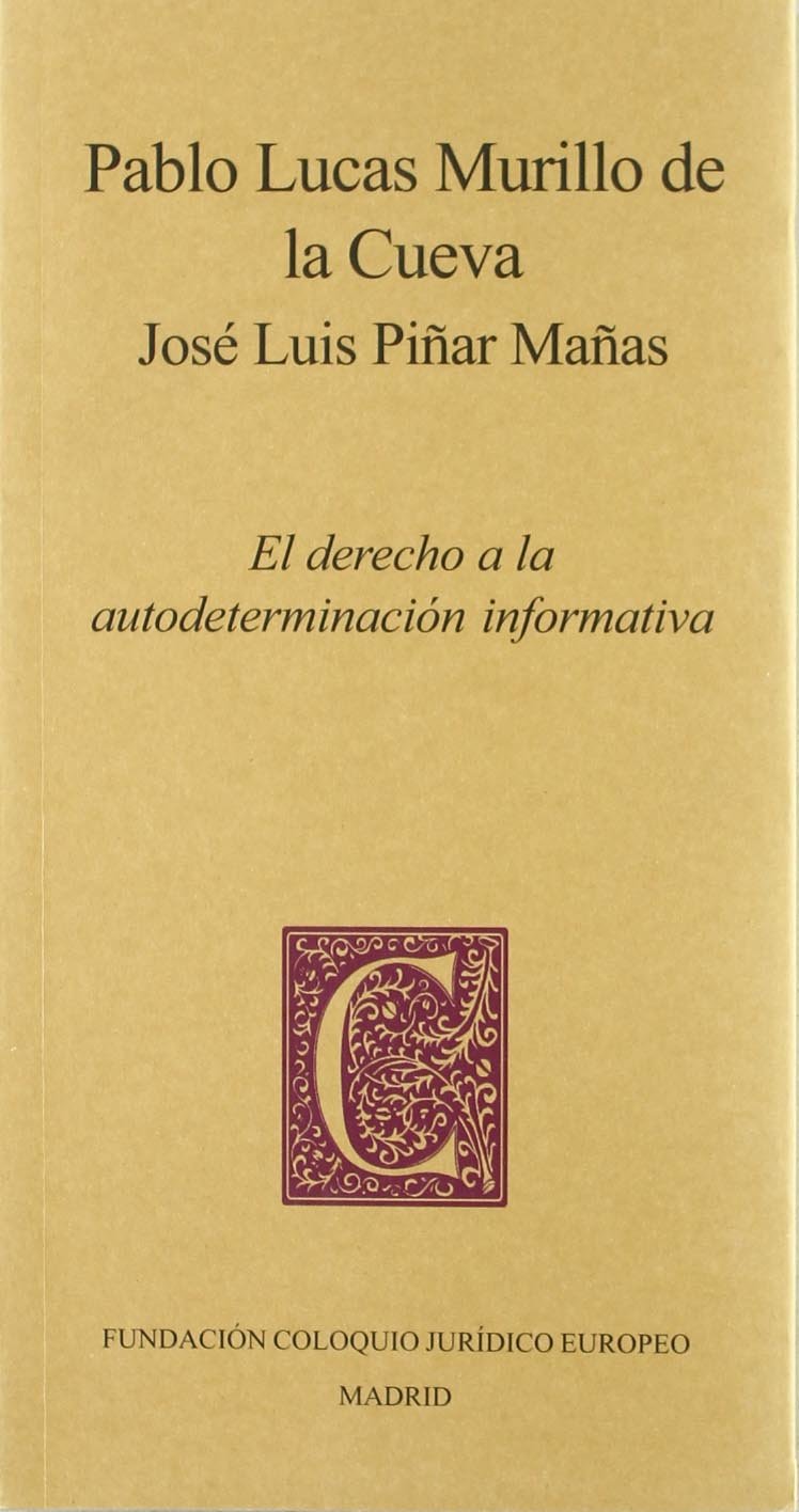 El Derecho a la autodeterminación informativa. 9788461334704