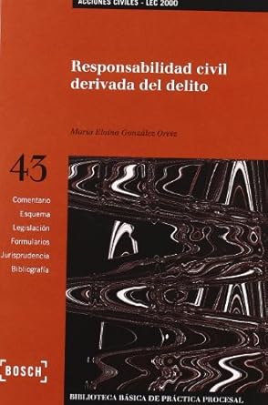 Responsabilidad civil derivada del delito. 9788497903912