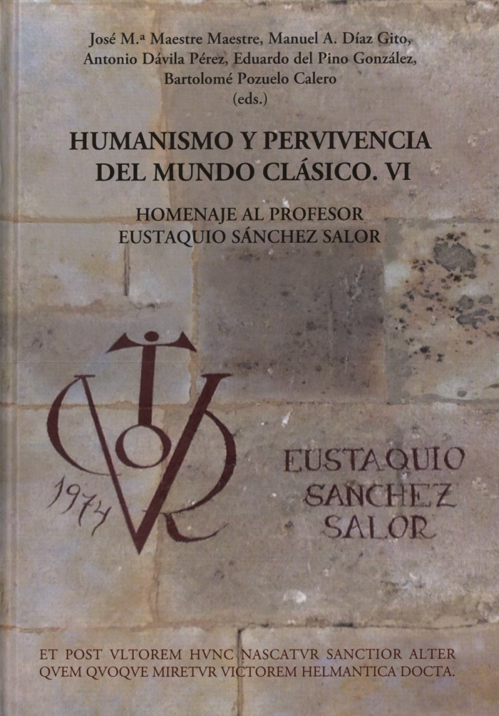 Humanismo y pervivencia del mundo clásico VI. 9788417999346