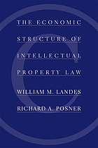 The economic structure of intellectual property law