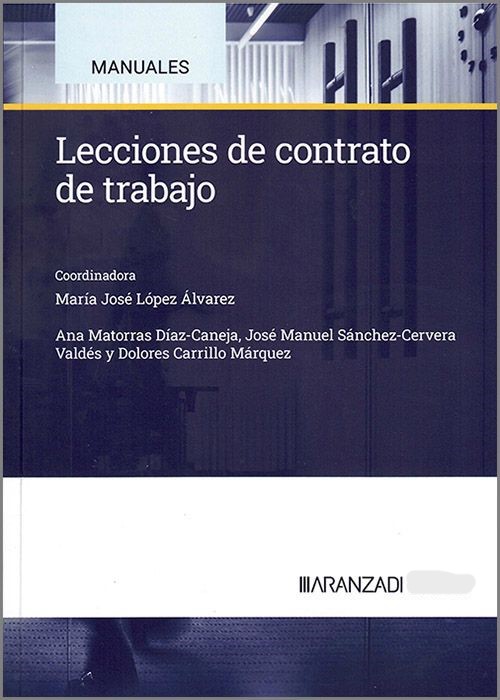 Lecciones de contrato de trabajo. 9788410852495