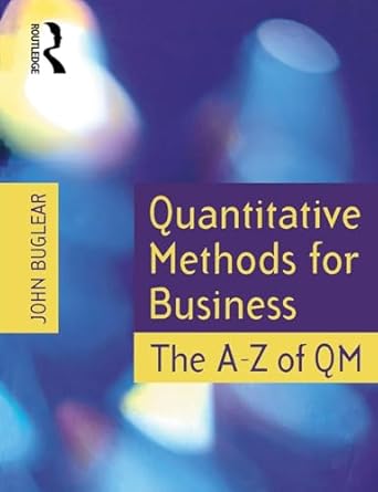 Quantiative methods for business. 9780750658980