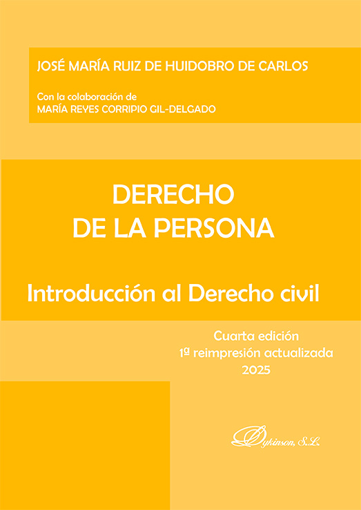 Derecho de la persona. 9788410705951