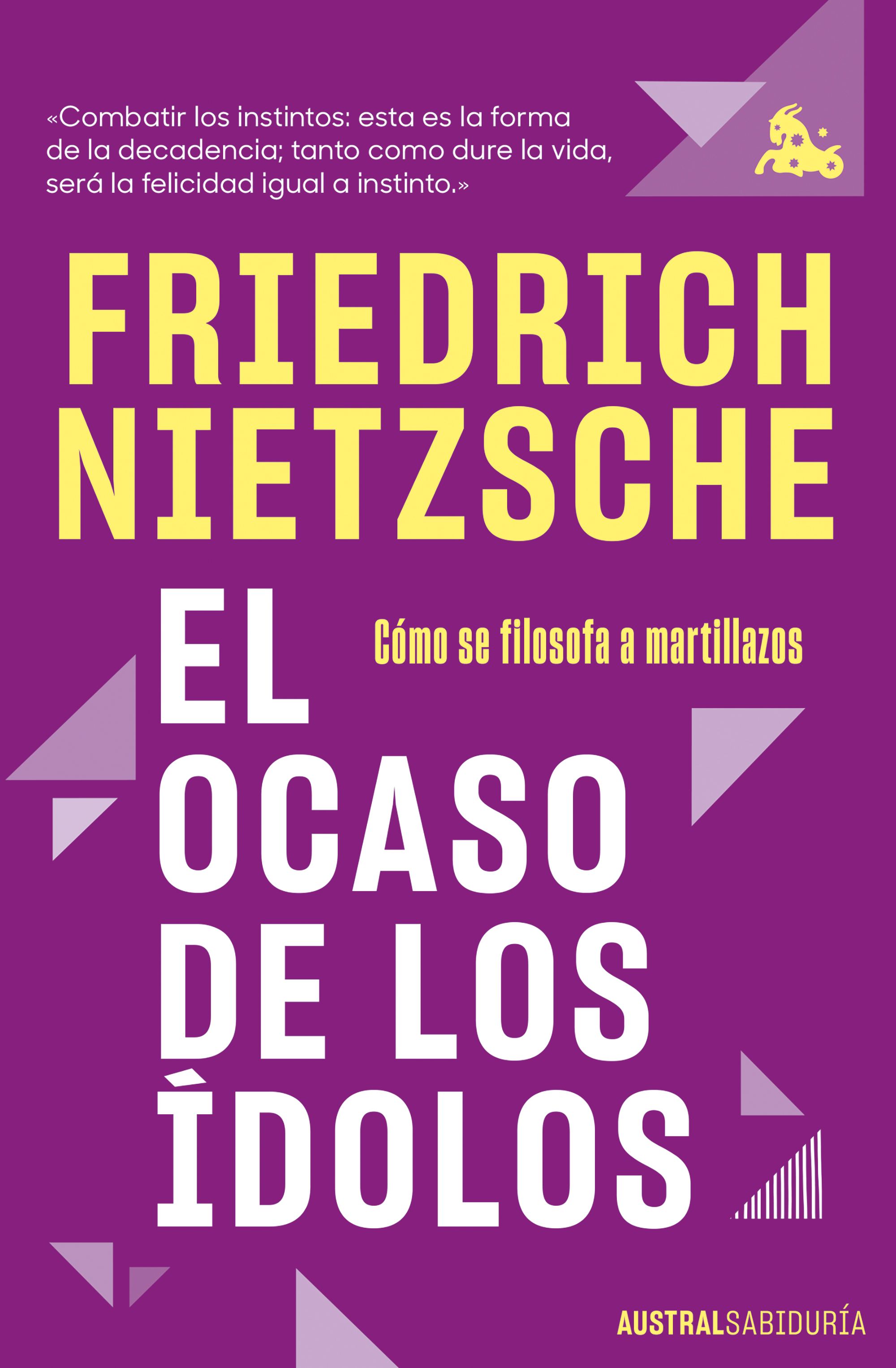 El ocaso de los ídolos. 9788411076685