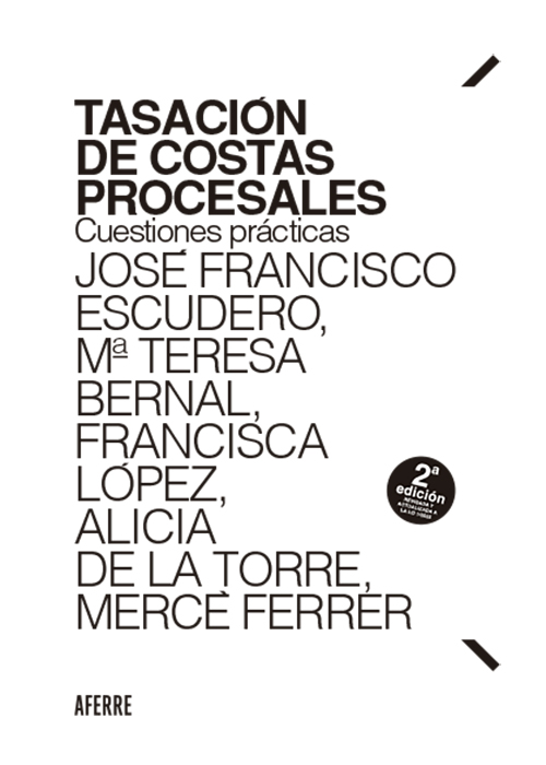Tasación de costas procesales. 9791399074529