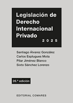 Legislación de Derecho Internacional Privado . 9788413699660