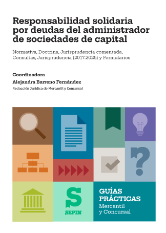 Responsabilidad solidaria por deudas del administrador de sociedades de capital. 9788410539334