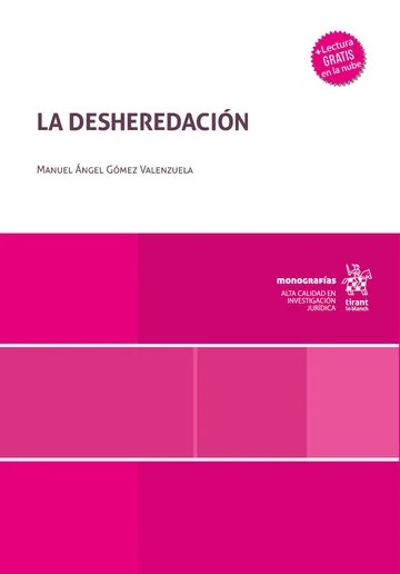 La desheredación. 9791370103262
