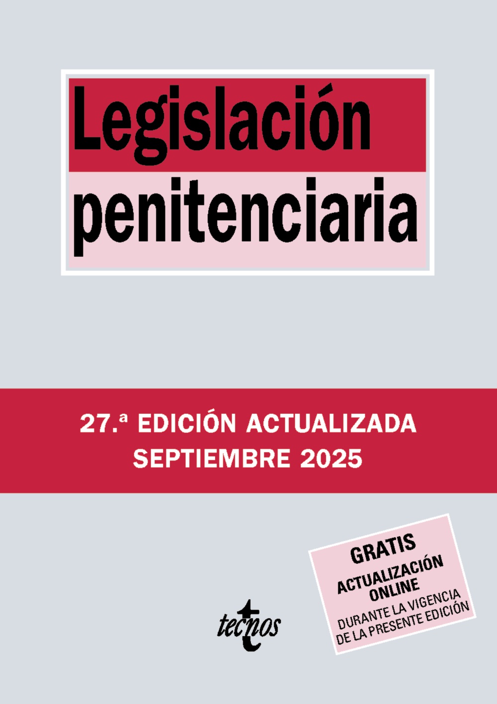 Legislación penitenciaria. 9788430993109