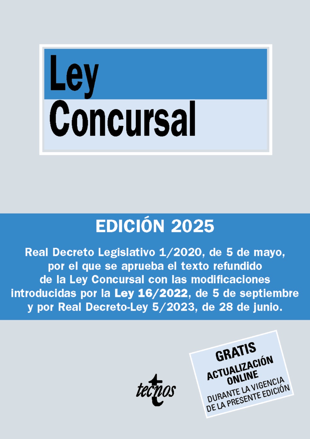 Ley Concursal. 9788430993192