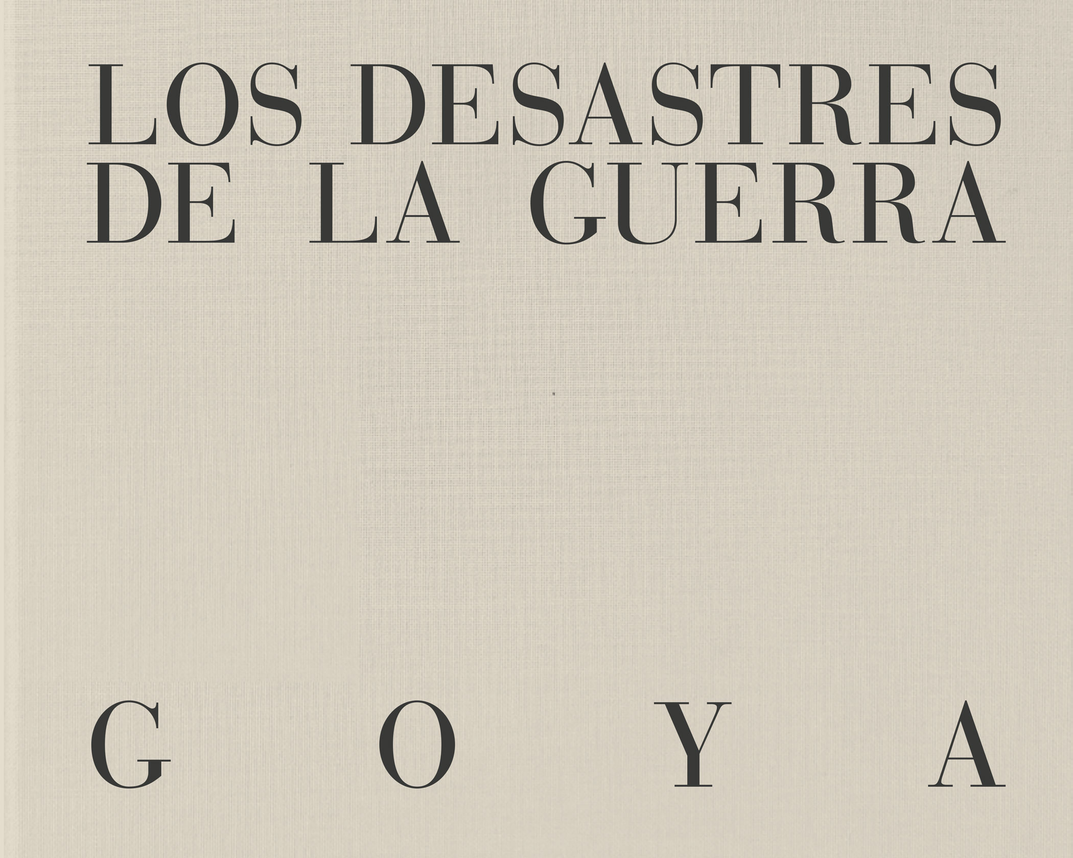 Los desastres de la guerra