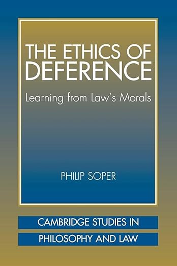 The ethics of deference. 9780521008723
