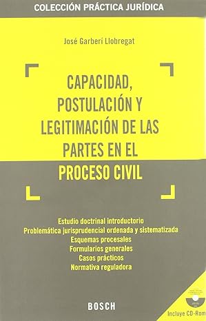 Capacidad, postulación y legitimación de las partes en el Proceso Civil. 9788497905039